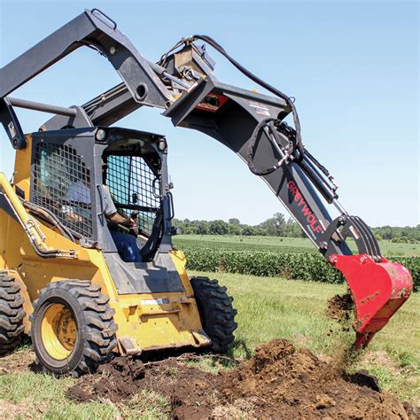 best backhoe attachment for skid steer|quick attach skid steer attachments.